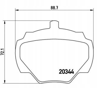 фото №1, Brembo гальмівні колодки гальмівні land rover defender