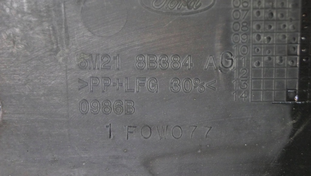 Защита плита pod бампер перед ford s-max mk1 6m21-8b384-ag os155 Цена