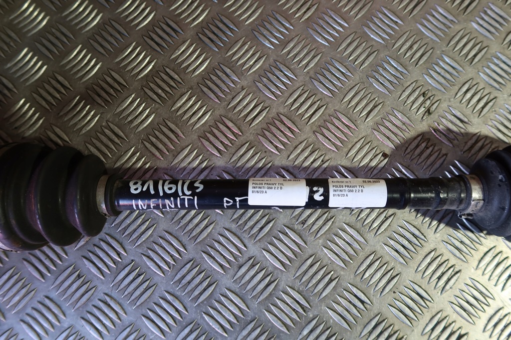 фото №3, Приводной вал правый задняя infiniti q50 2.2d 170 km