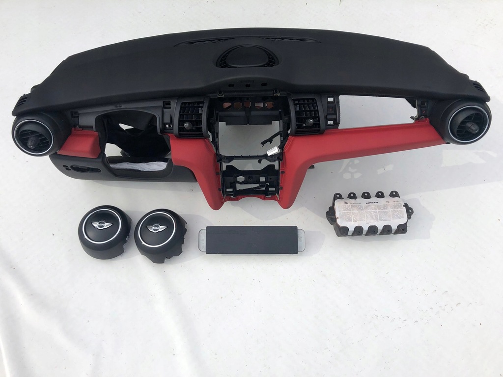 фото №3, Mini cooper f55 панель приладів панель приладів консоль подушки безпеки ремені