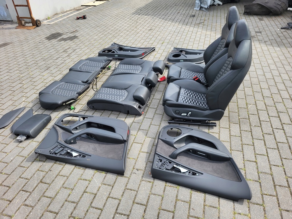 фото №5, Сиденья кожа обивка rs6 a6 c7 с подогревом электрический kombi