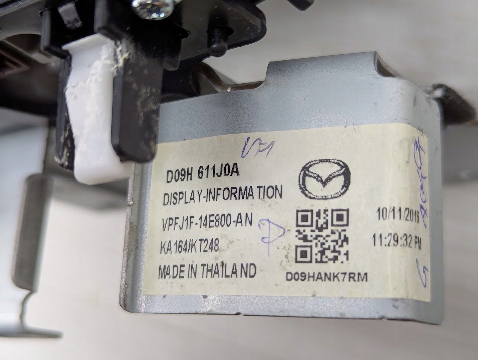 фото №9, Дисплей монитор экран радио навигация mazda cx-3 d09h611j0a