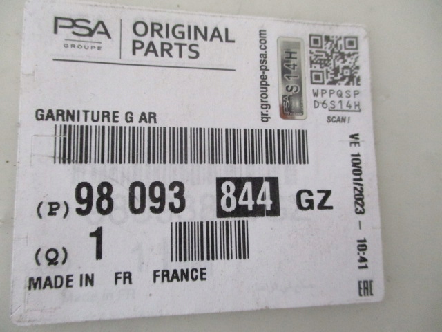 фото №9, Expert proace long 16- мат левая задняя багажника