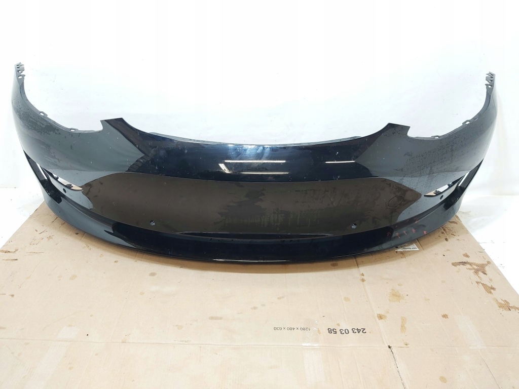 фото №1, Бампер перед передній решітка плита tesla model 3 оригінал