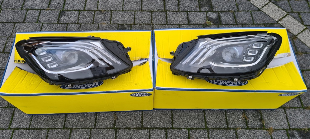 фото №1, Фары левый+ правый mercedes klasa s s222 w222 2017-2020 ful led nowe