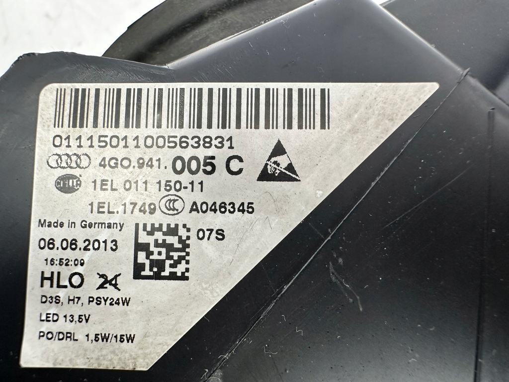 фото №6, Audi a6 c7 ксенон лампа левая 4g0941005c