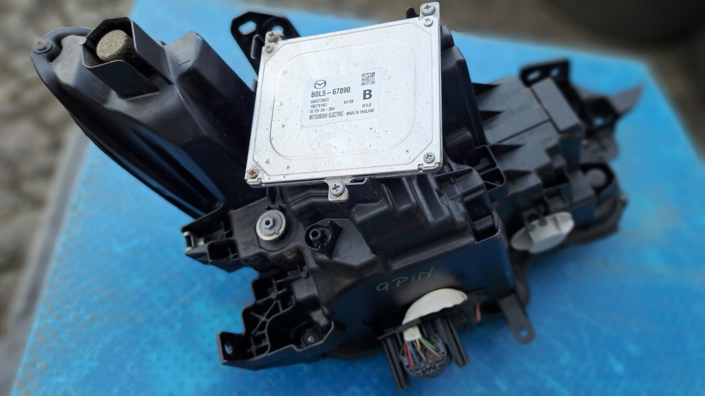 фото №12, Лампа левая перед передняя преобразователь mazda 3 iv bp 2019- full led 9 pin