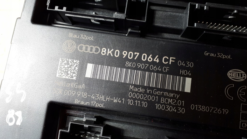 фото №6, S4 b8 a4 модуль блок управления bcm комфорта 8k0907064cf