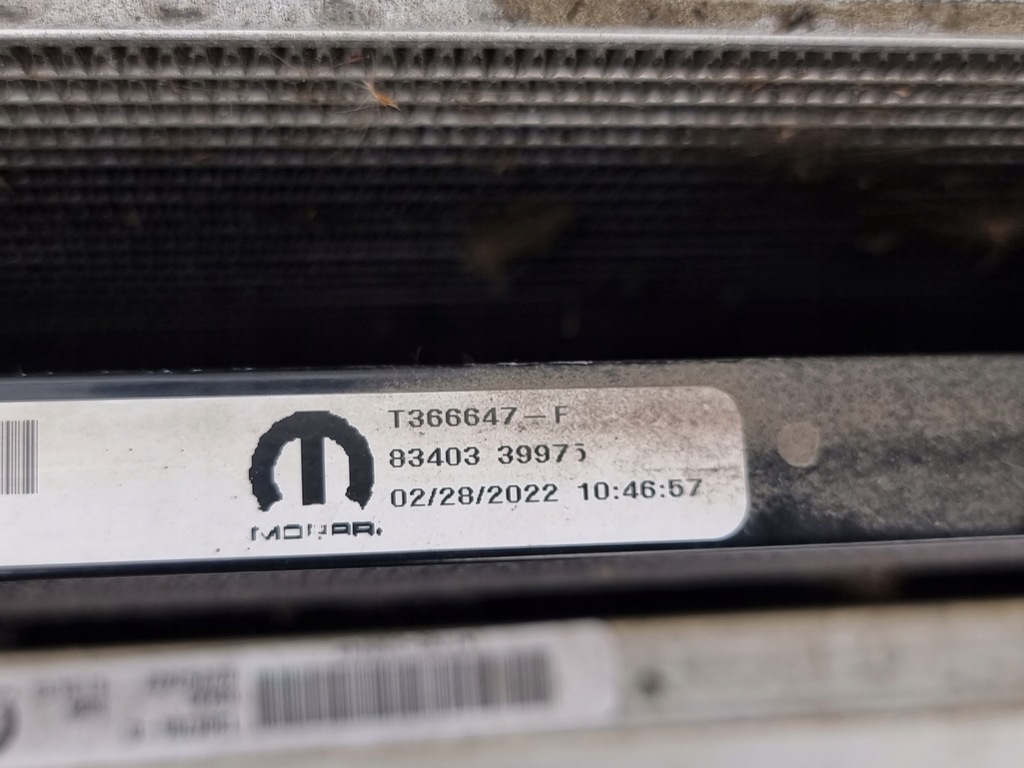 фото №10, Jeep grand cherokee wl l 3.6 limited радиатор радиатор комплект 2022-