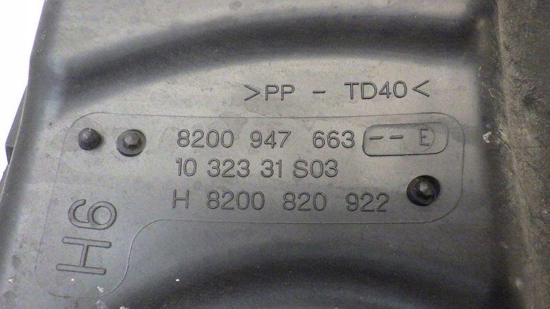 Корпус фільтра повітря renault megane iii 1.2 tce 8200947663 h8200820922 Зі Шроту