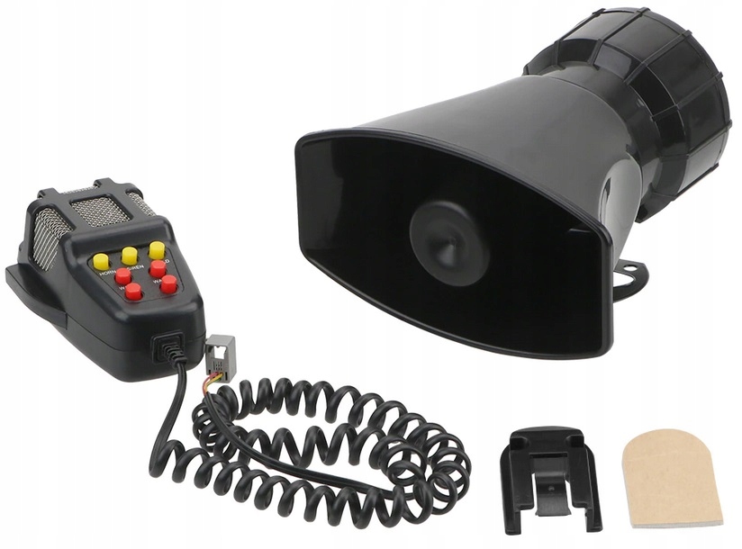 Kogut оригінальний niebieski policja + сирена 100w 7ton 18 led гомологація Доставка