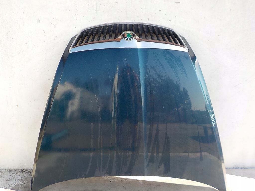 фото №1, 502 skoda octavia ii lift капот кришка двигуна