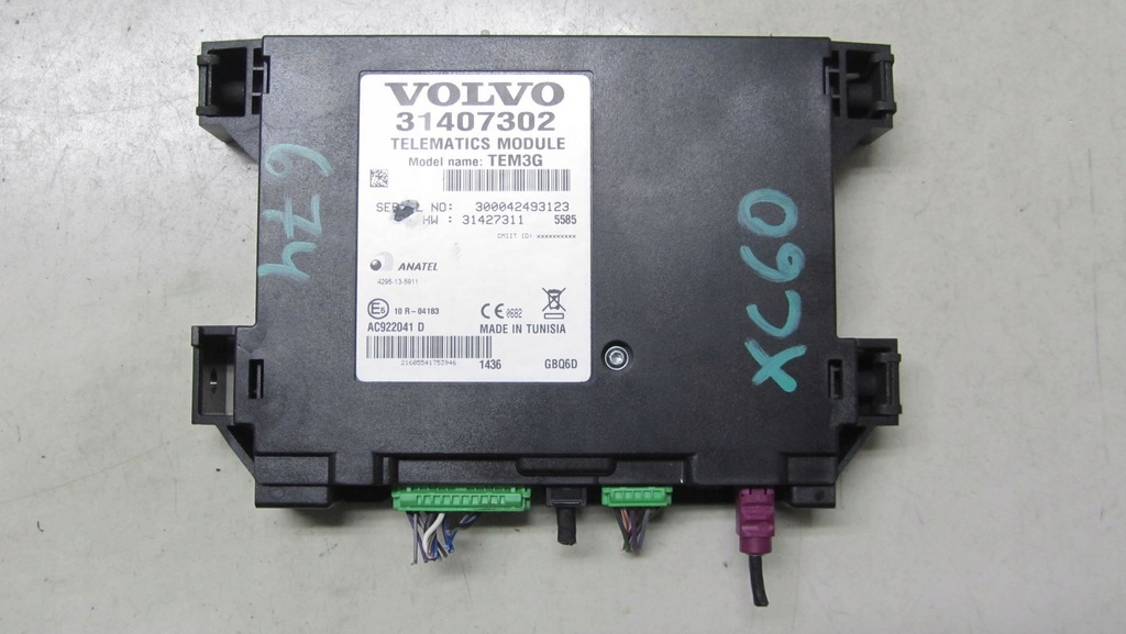 фото №1, Volvo xc60 модуль телефону 31407302 13-