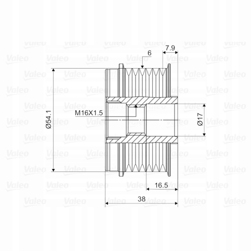 фото №14, Генератор - сцепление односторонний valeo 588006
