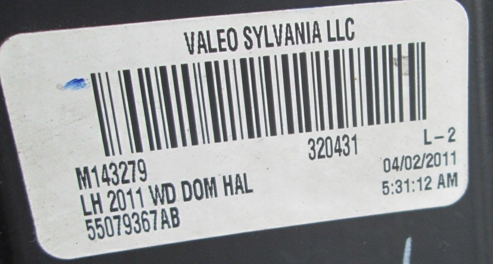 фото №9, Dodge durango iii 11- лампа ліва фара перед передній оригінал
