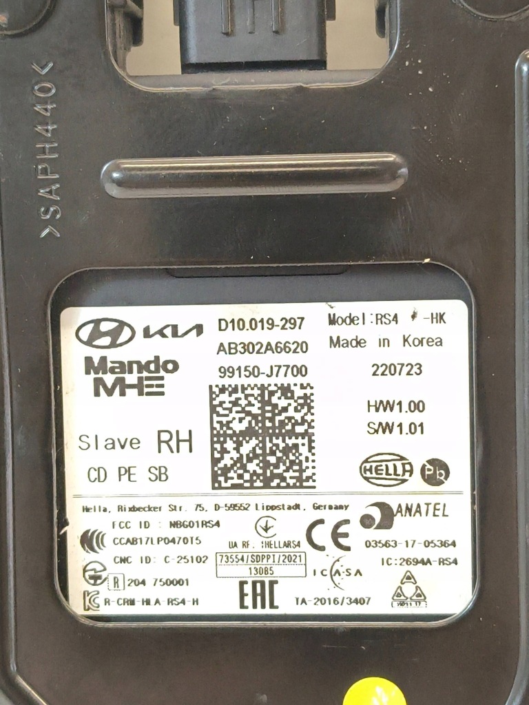 Радар датчик kia proceed 99150-j7700 правий задній Зі Шроту