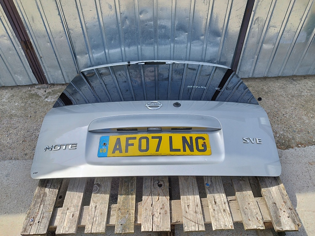 фото №11, Кришка багажника багажника скло задня nissan note e11 lata 2006-2012 оригінал ky0 g