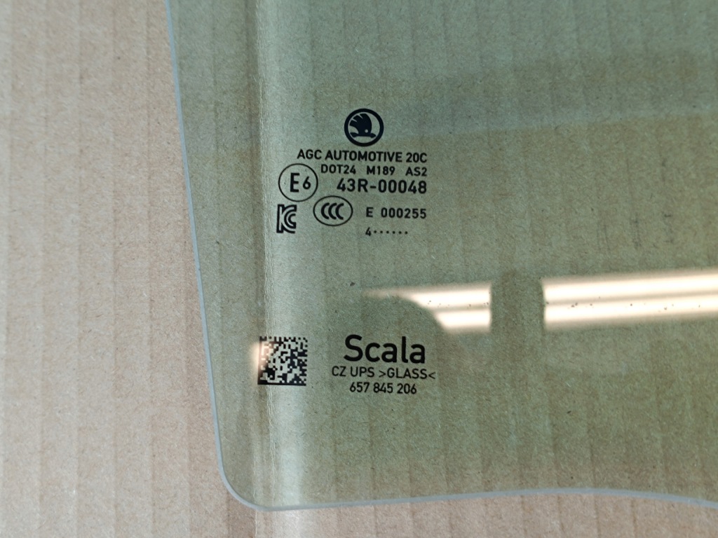 фото №5, Skoda scala lift 1.0 tsi 85kw стекло дверь правый задняя с 2024 r as2 657845206
