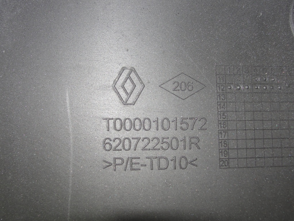 фото №4, Молдинг бампера перед renault scenic iii