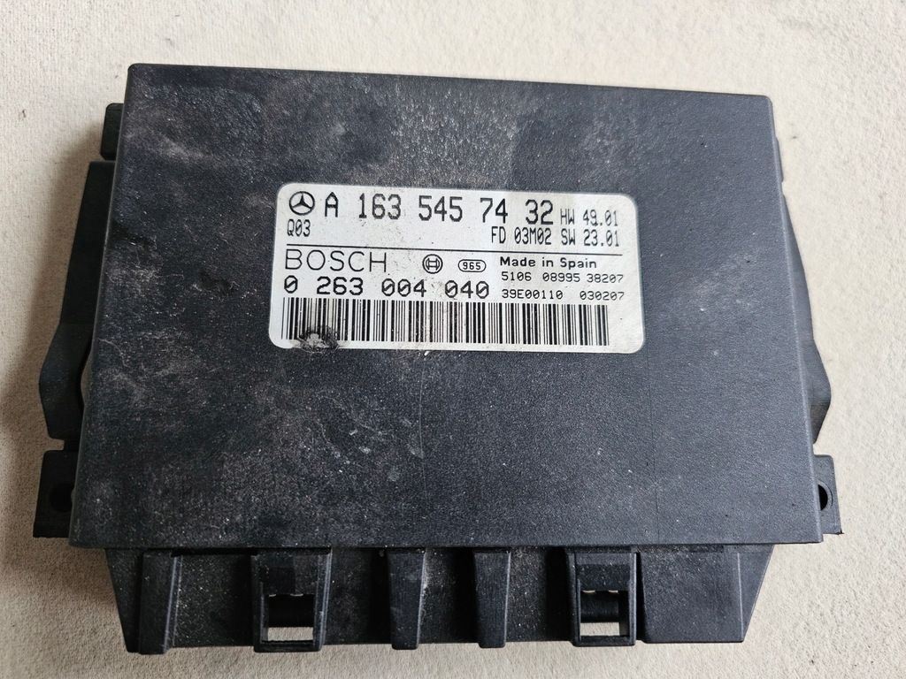 фото №1, Модуль pdc парктроник 1635457432 mercedes ml w163 lift