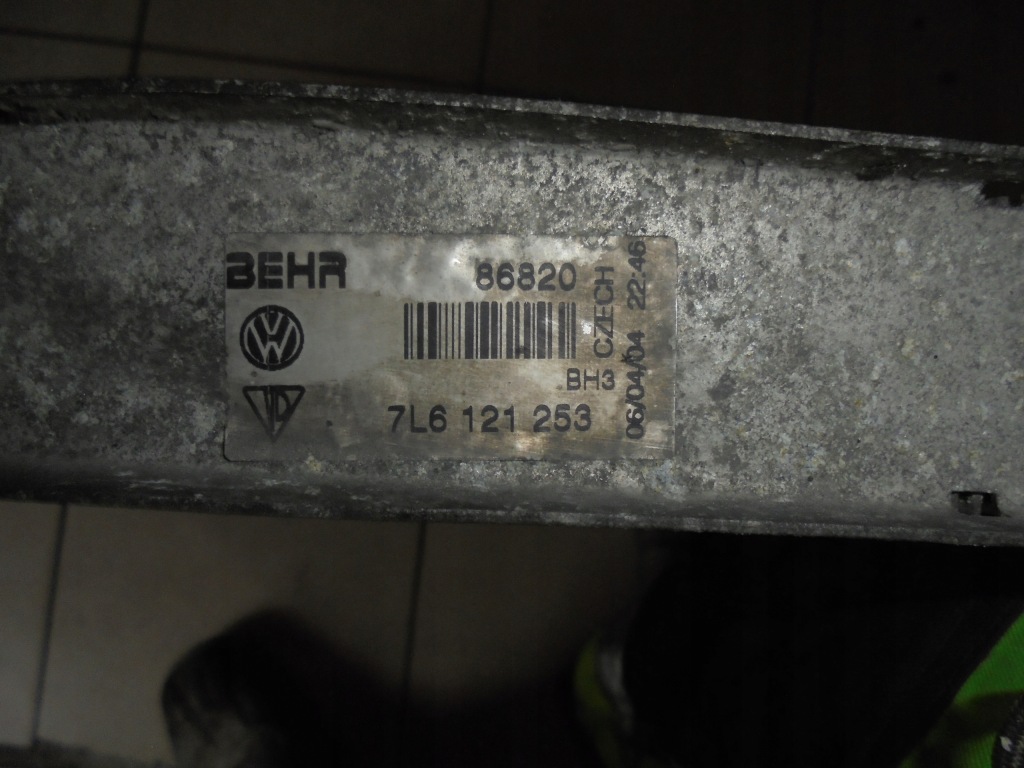 фото №8, Радиатор воды vw touareg 2.5tdi 04' 7l6121253