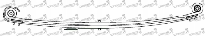 фото №1, Ресора mercedes schomäcker 33922000 o.e. 9603208702
