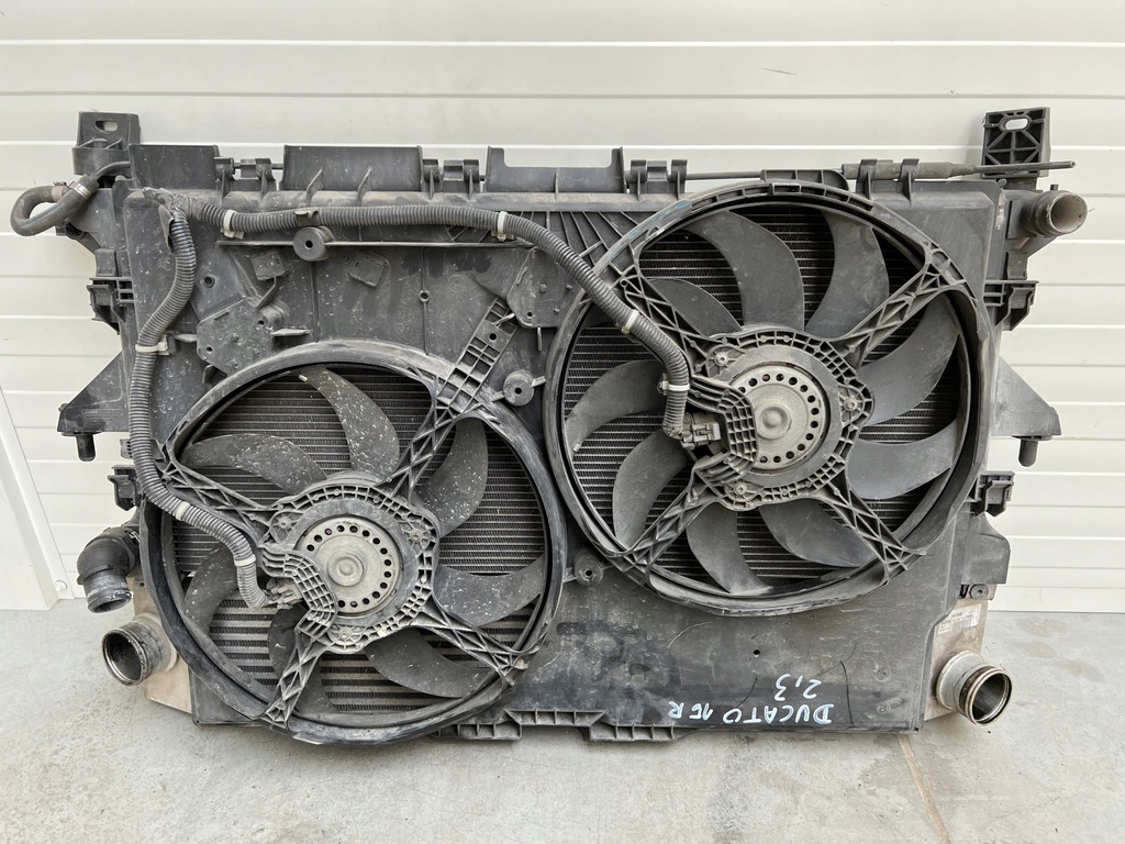 фото №8, Комплект радиатор радиатор fiat ducato iii citroen jumper ii boxer ii 2.3