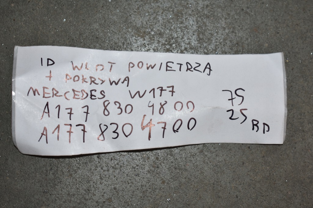 Идеальный впуск воздуха + крышка mercedes w177 1 с Разборки