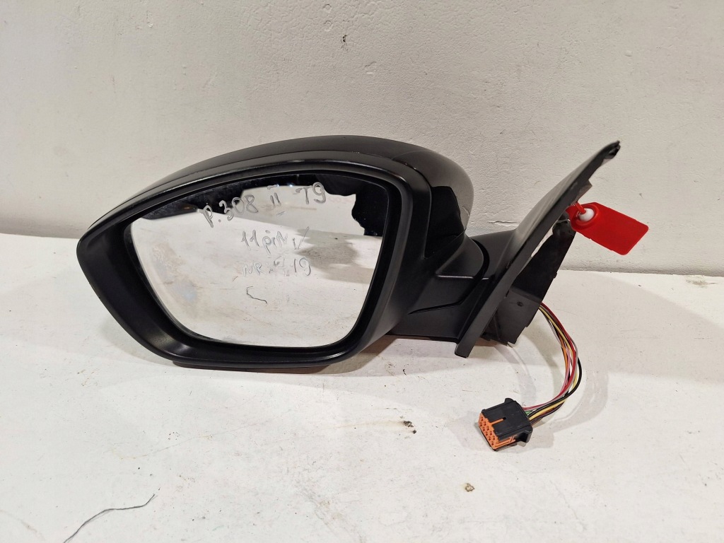 фото №1, Зеркало наружное левая 98261676xt 11 pin peugeot 308 ii 13-