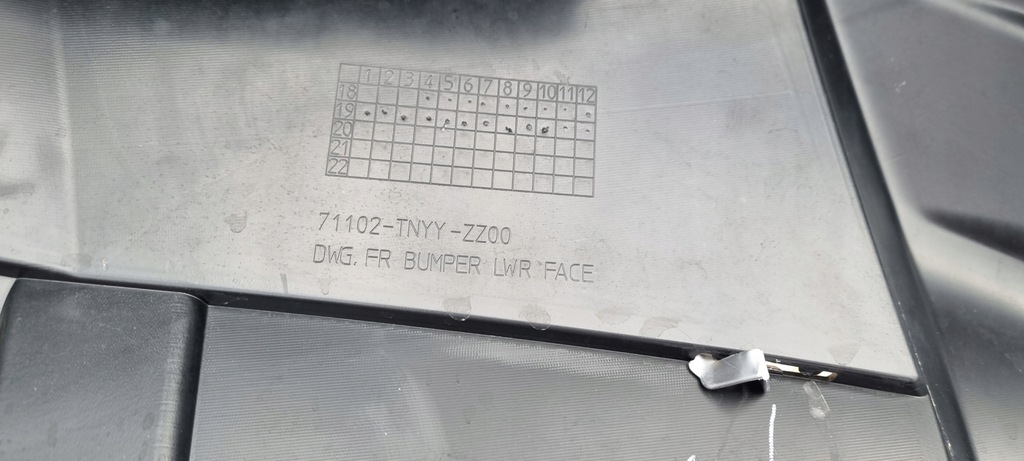 фото №8, Honda cr-v v 2018- бампер перед спойлер накладка-спойлер