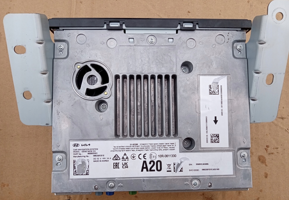 фото №4, Kia ev6 радіо заводський 96560-cv201