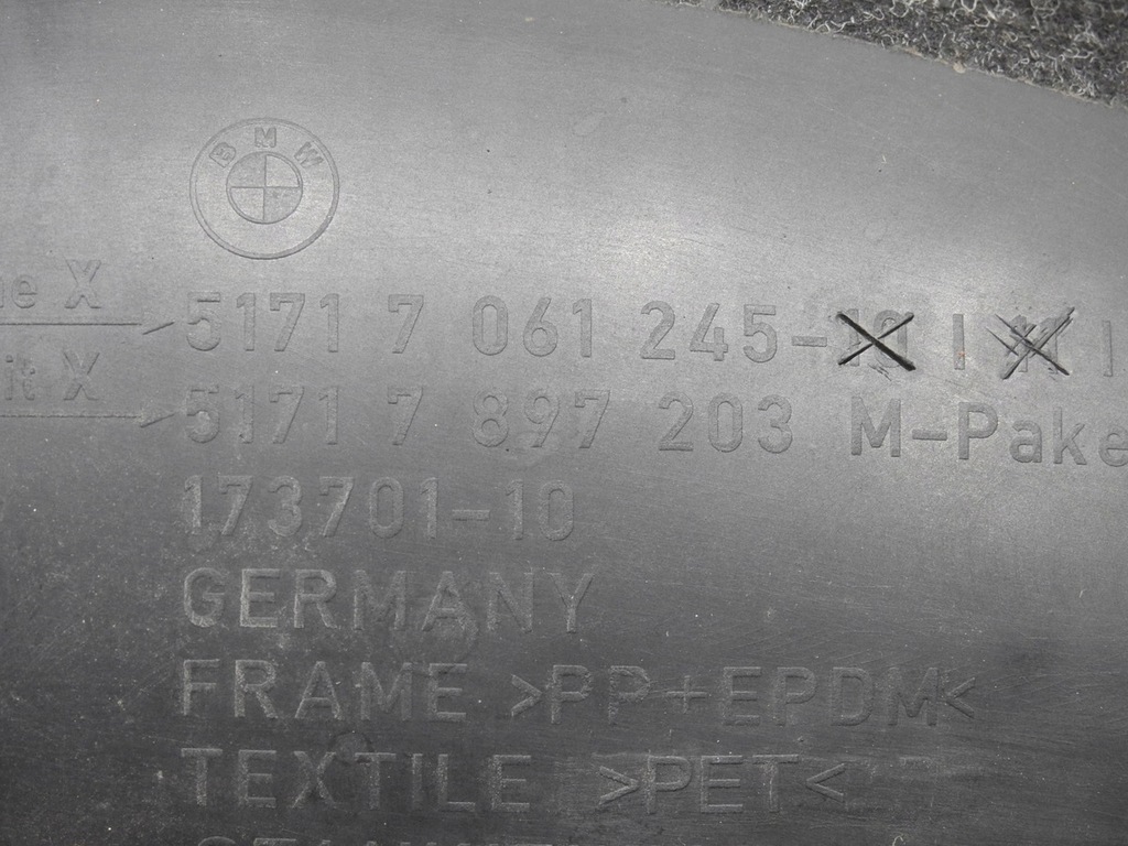 фото №9, Подкрылок левый задняя bmw e61 lift 7061245