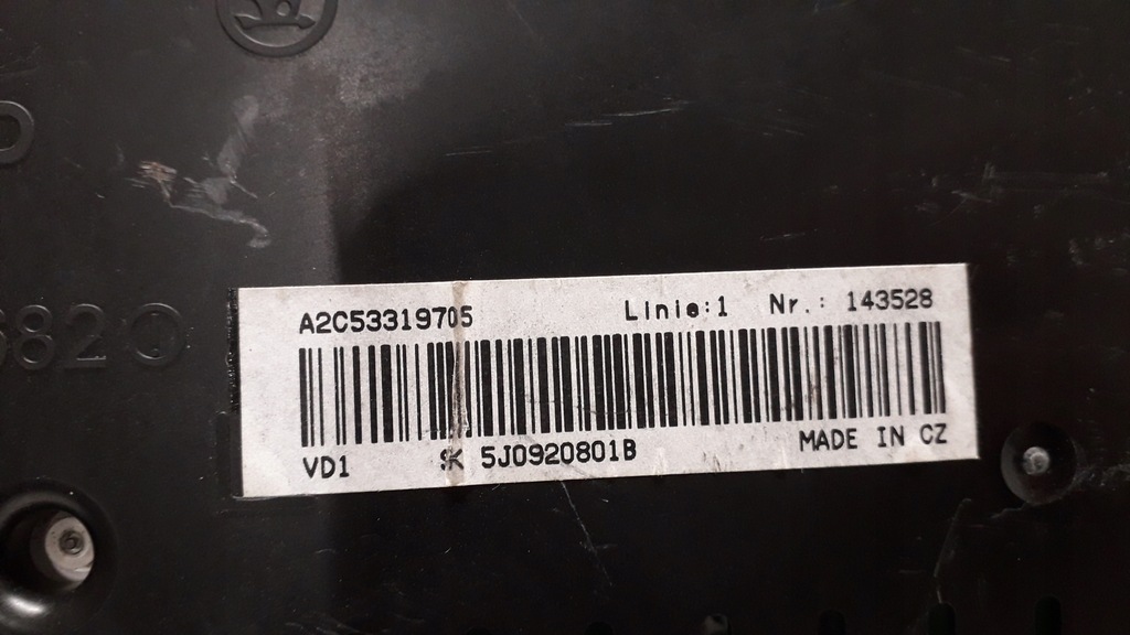 фото №8, Skoda fabia 2 ii счетчик приборы 5j0920801c