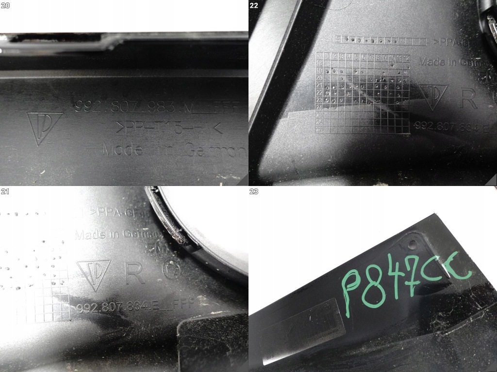 фото №15, Porsche 911 992 turbo s 20- бампер спойлер дифузор задня + рамка вихлоп l+r