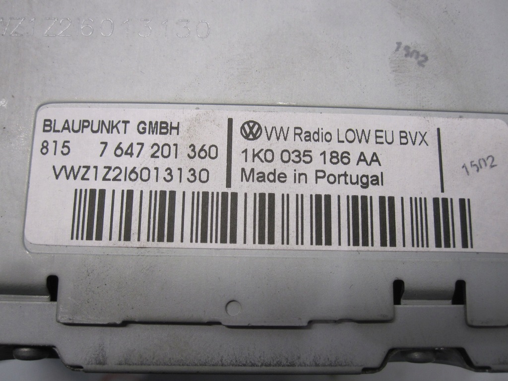 фото №9, Vw golf vi 09r радіо cd 1k0035186aa