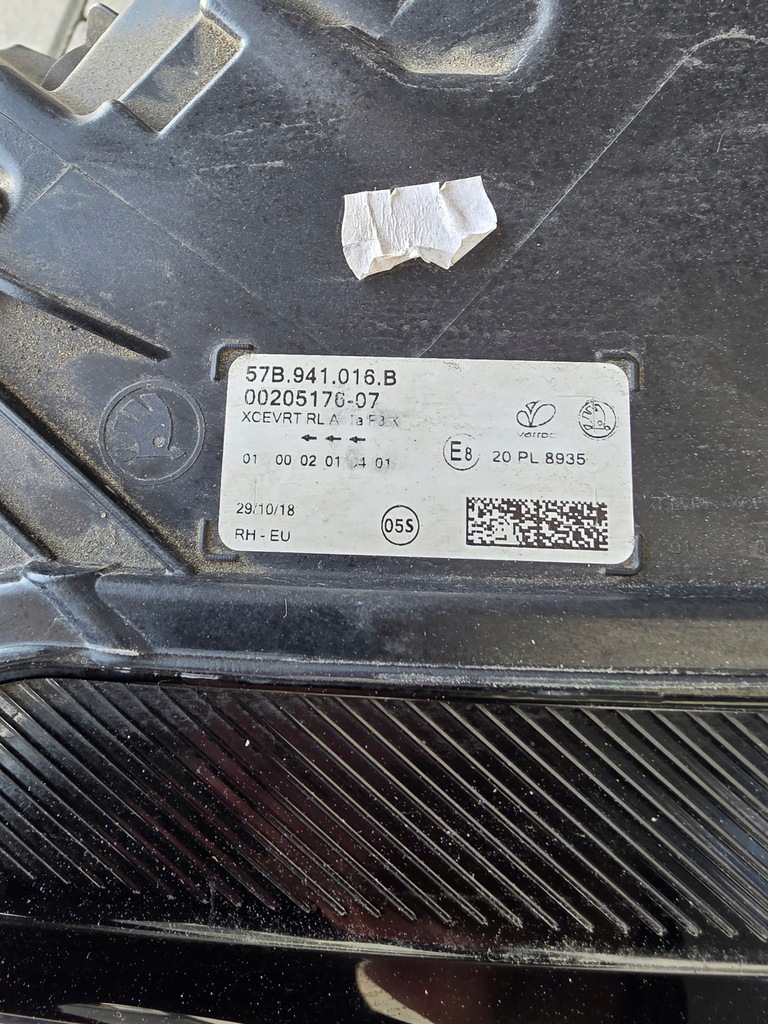 фото №9, Лампа лампы перед правая левая skoda karoq 57b941016b 57b941015d