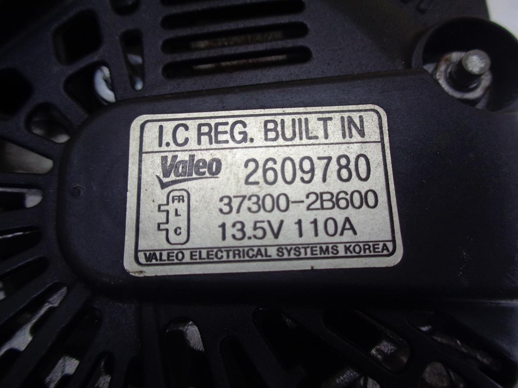 фото №7, Генератор kia ceed 2 ii 1.6 gdi бензин 2012- 37300-2b600 2609780 110a