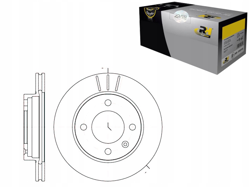 фото №1, Комплект диск тормозных roadhouse 1604636 163796