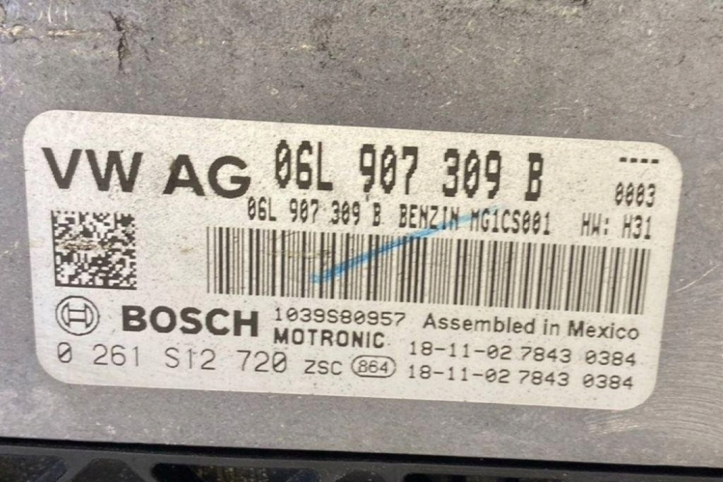фото №7, Бортовой компьютер двигателя ecu vw tiguan 5n_ 06l907309b 2.0l бензиновый 2019
