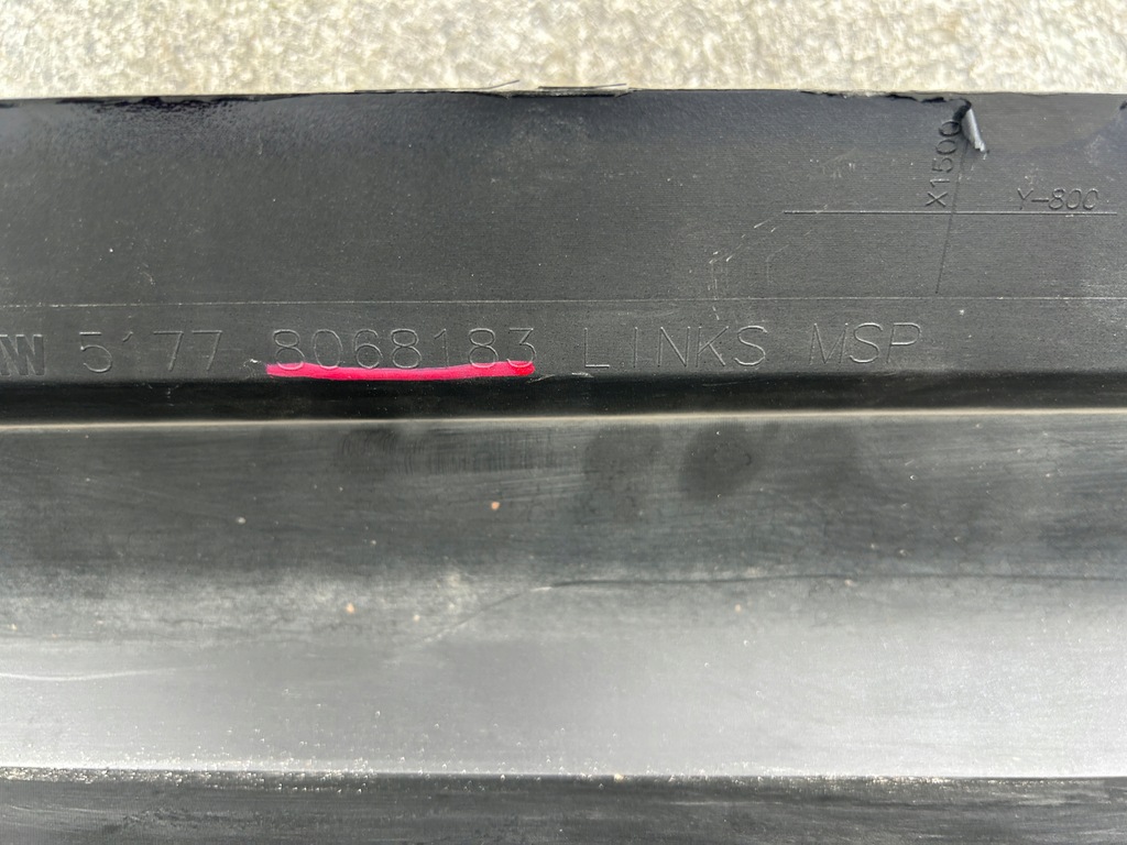 фото №9, Молдинг порог правая bmw 6 g32 m-pakiet 8068183 poznań