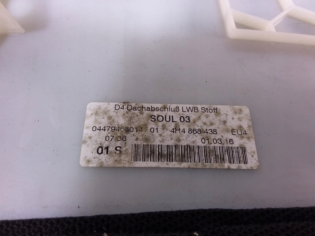 фото №5, Audi a8 d4 4h молдинг захист стельовий 4h4868438