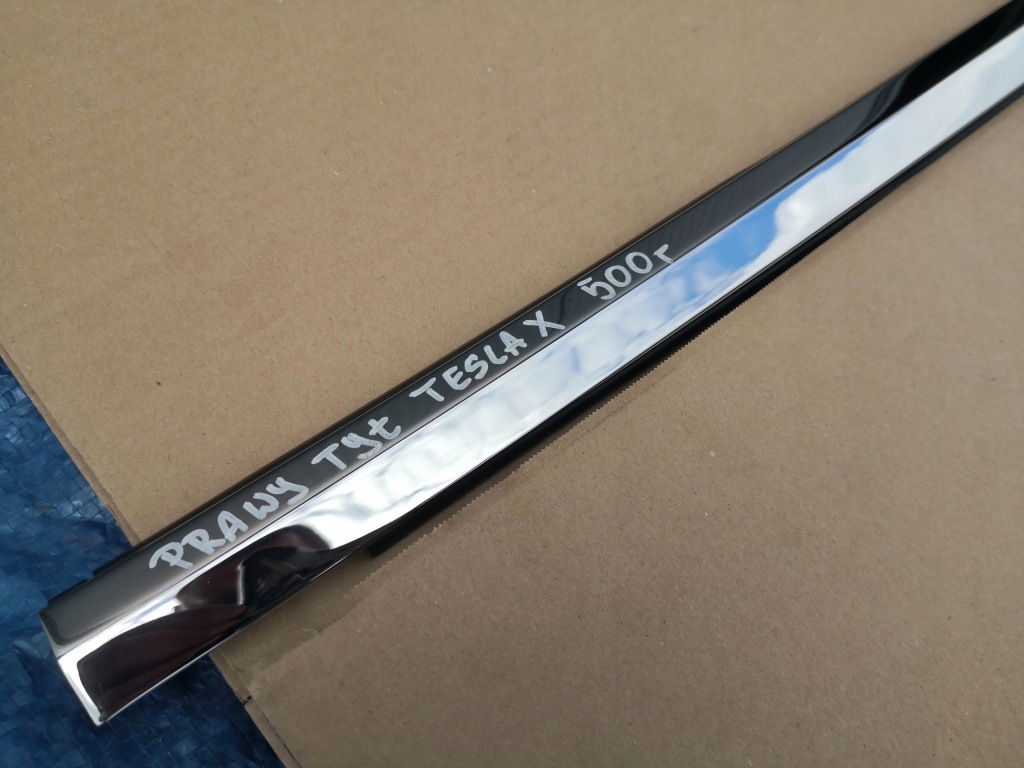 Tesla x молдинг хром дверь задних правых задний Доставка