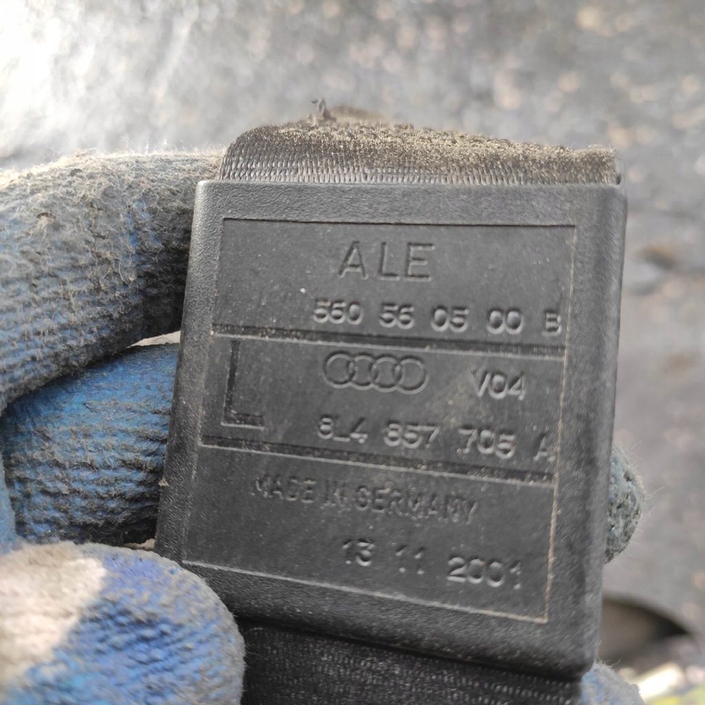 фото №6, Pas безпеки лівий перед audi a3 8l 5x двері