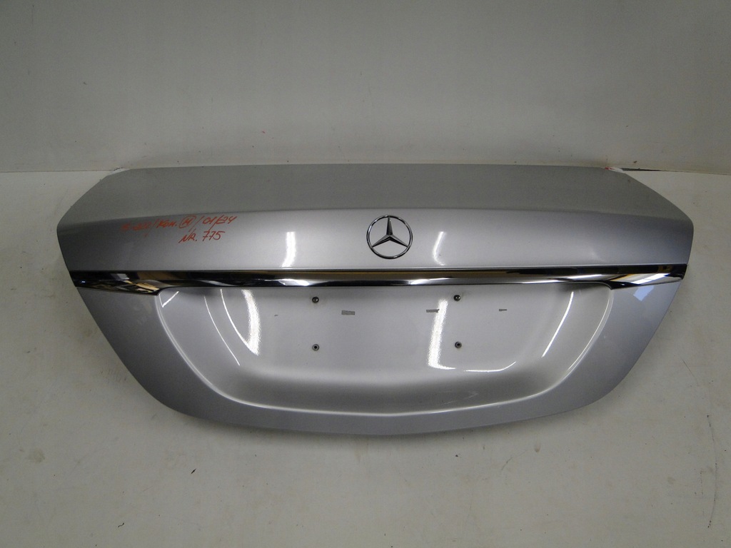 фото №7, Mercedes s klasa 222 w222 крышка багажника багажника задняя