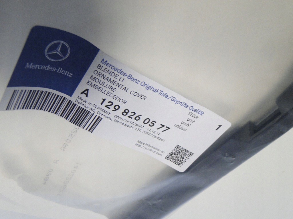 Mercedes sl r129 129 молдинг під  фара ліва Ціна