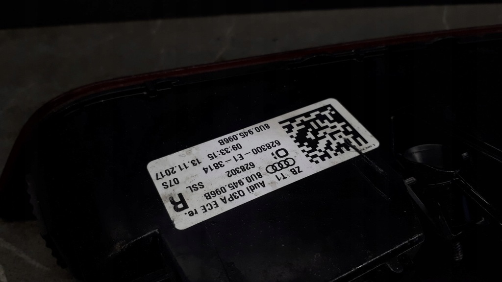 фото №11, 8u0945096b лампа отражатель заднего бампера правый задняя audi q3 8u