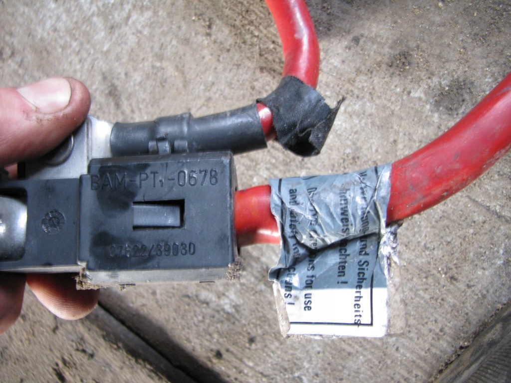 фото №10, Bmw e39 клемма пиротехническая плюсовая 1436888