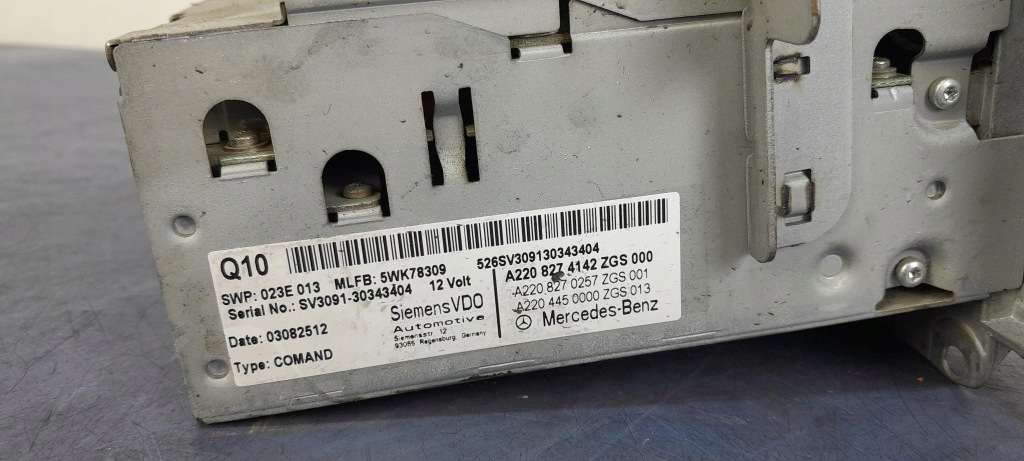 фото №4, Mercedes s w220 lift радіо навігація a2208274142