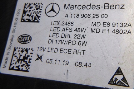 фото №9, Mercedes cla w118 фара лівий a1189062500