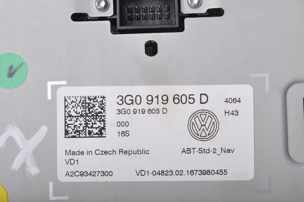 фото №7, Volkswagen golf vii дисплей екран 3g0919605d